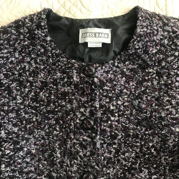 Purple Textured Jacket - Picture 4 of 5